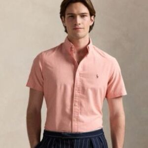 Polo Ralph Lauren Classic Fit Oxford Short Sleeve Button Down Shirt